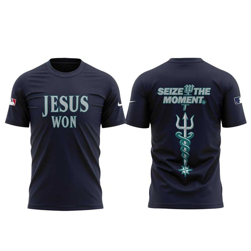 Seattle Mariners Jesus Won Combo Shirt