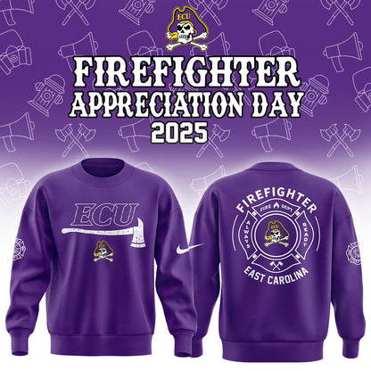 East Carolina Firefighter Application Day Sweatshirt