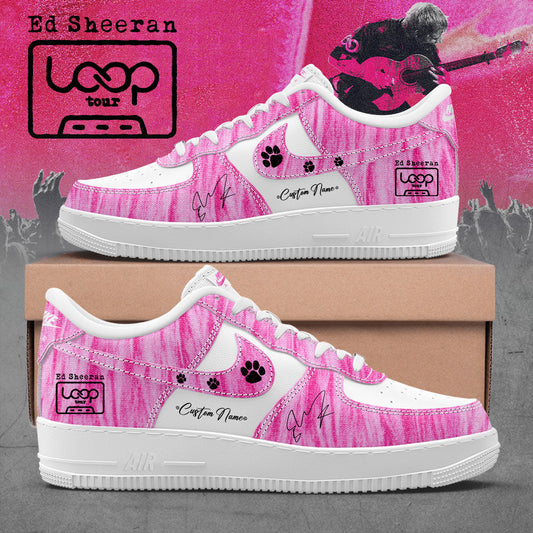 Ed Sheeran The Loop Tour 2026 Custom Name Shoes AF