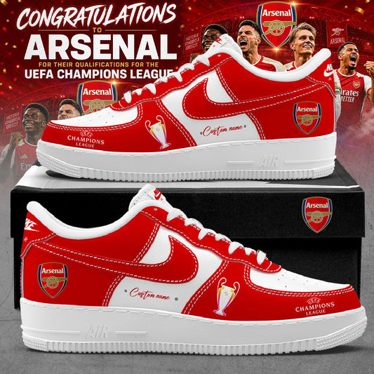 Arsenal x UEFA Champions League 2026 Custom Name Shoes