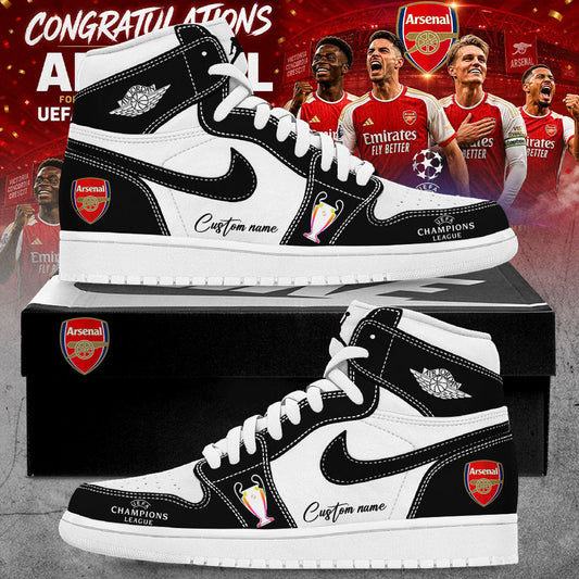 Arsenal x UEFA Champions League 2026 Custom Name Shoes V2