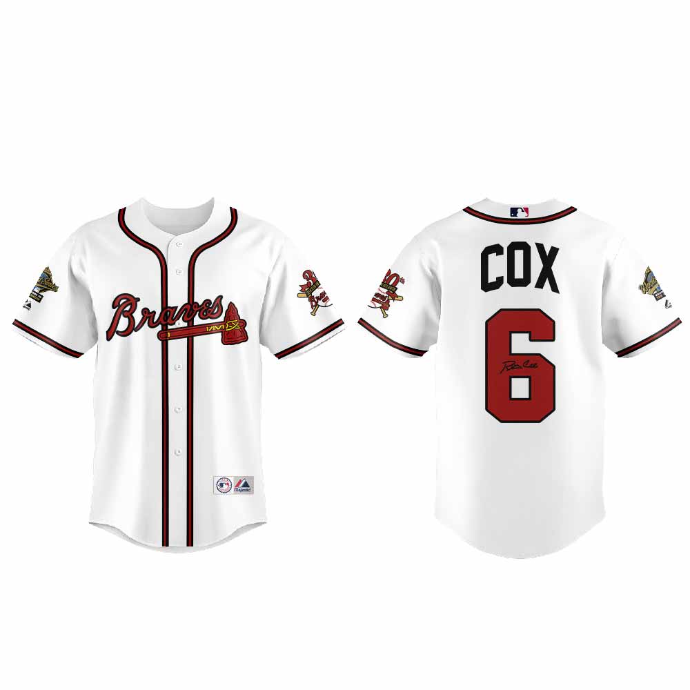 1981 Bobby Cox Atlanta Braves Manager-Worn Road Jersey White
