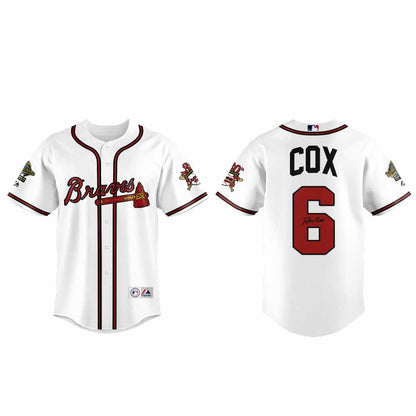 1981 Bobby Cox Atlanta Braves Manager-Worn Road Jersey White