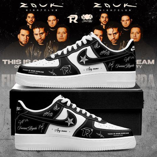 Fuerza Regida This Is Our Dream Stadium Tour 2026 Signature Custom Name Shoes