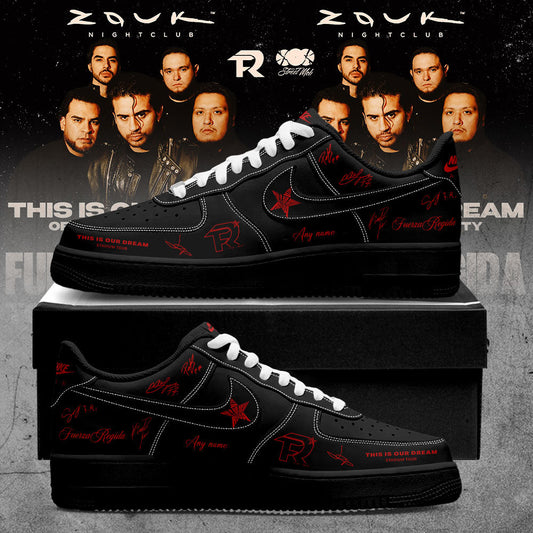 Fuerza Regida This Is Our Dream Stadium Tour 2026 Signature Custom Name Shoes