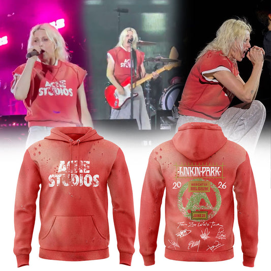 Linkin Park brought their From Zero World Tour to Festivalpark in Werchter, Belgium Hoodie