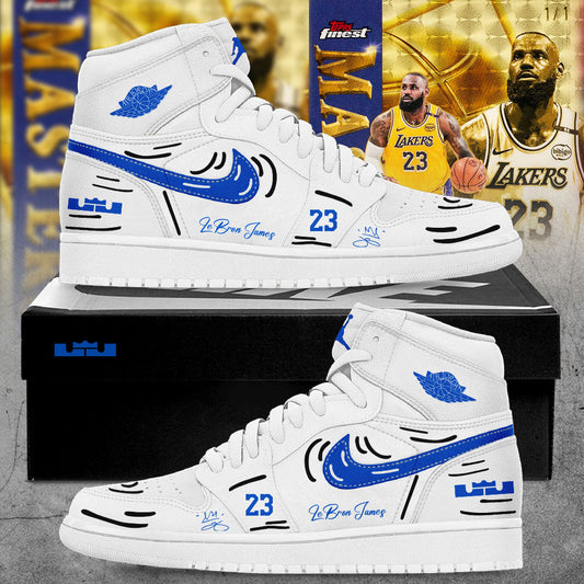 LA Lakers x LeBron James New Version Signature 2026 Custom Name Shoes JD