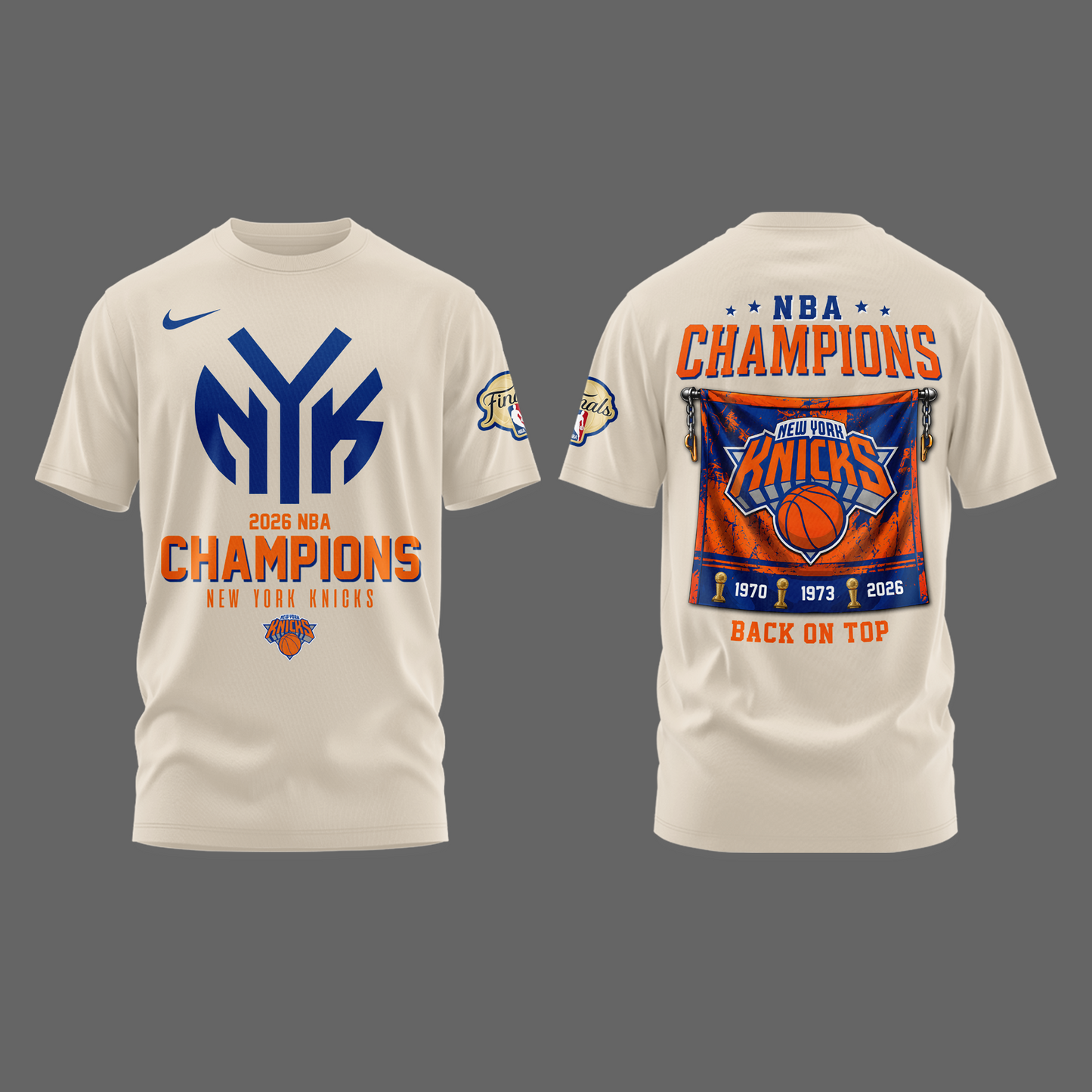 New York Basketball NBA Finals Champions Tshirt v2