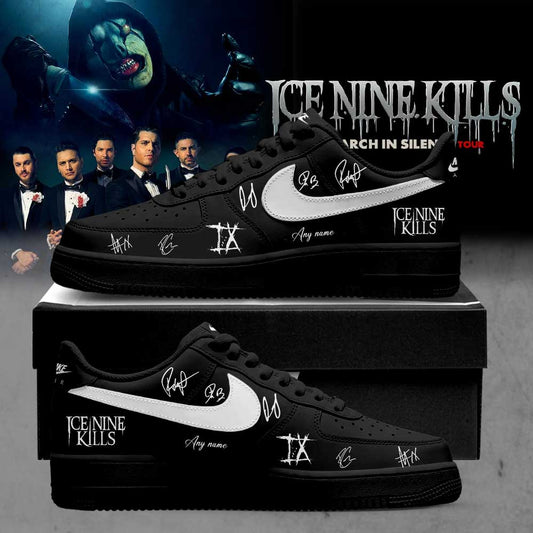 Ice Nine Kills March In Silence Tour Signature Custom Name AF1 Shoes