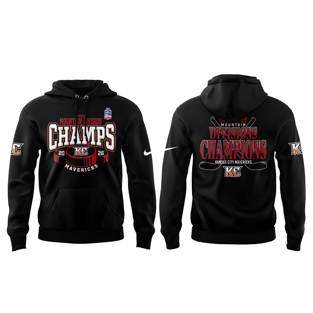 KC Mavericks 2026 Mountain Division Champions Limited Hoodie Black