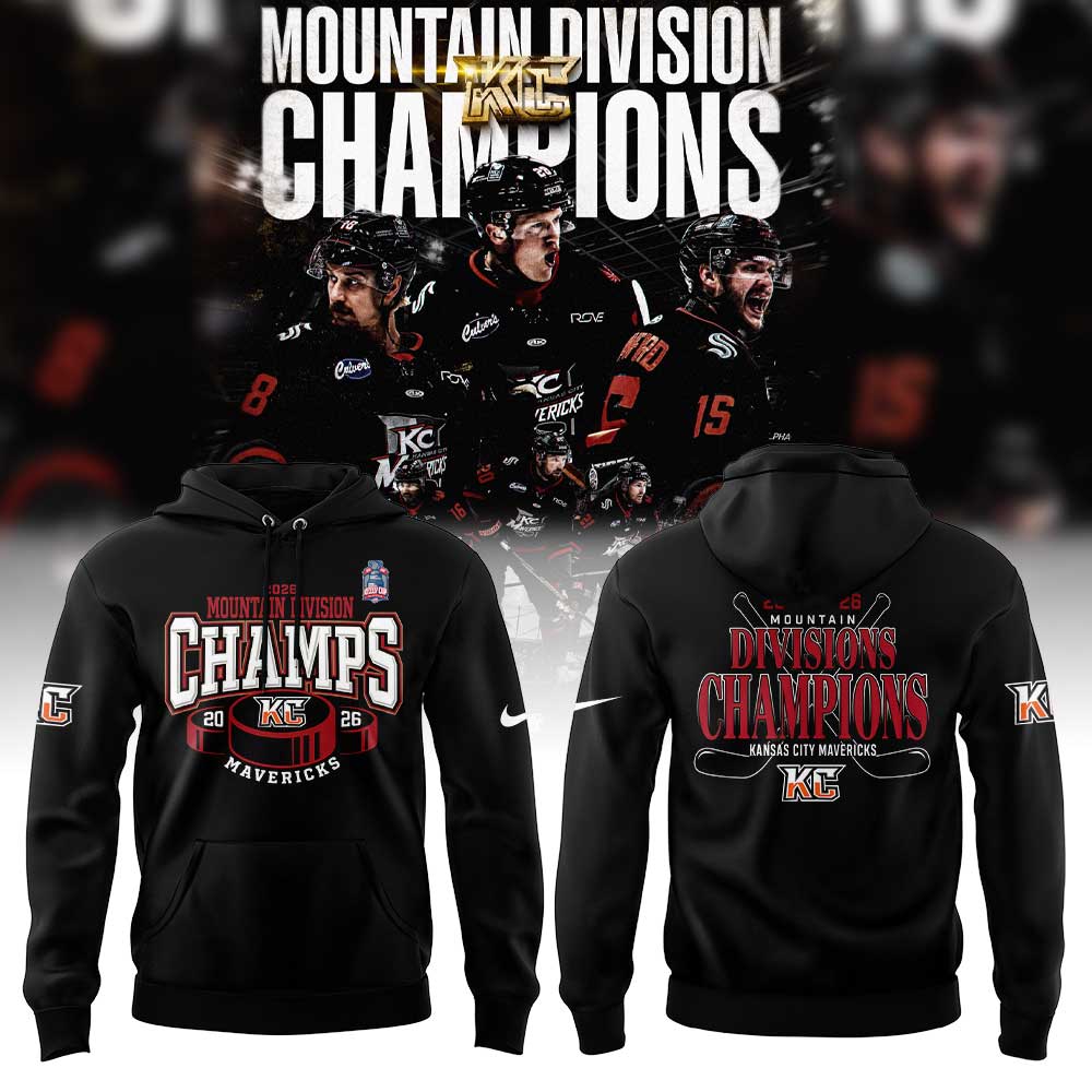 KC Mavericks 2026 Mountain Division Champions Limited Hoodie Black