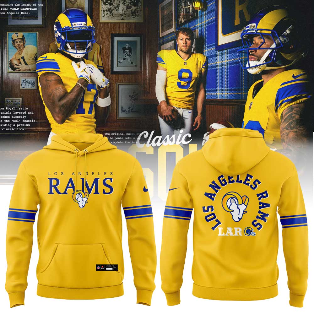 Los Angeles Rams “Classic Sol” 2026 Hoodie