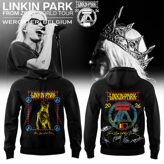 Linkin Park From Zero World Tour 2026 in Werchter, Belgium Limited Hoodie