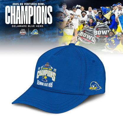 Delaware Fightin’ Blue Hens 2025 68 Ventures Bowl Champions T-shirt