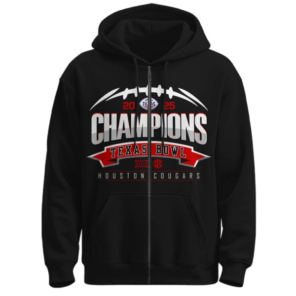 Houston Cougars – Texas Bowl Champions Champions Zip Hoodie