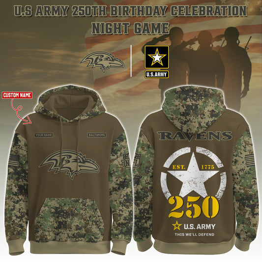 BAL-Army 250th Birthday Hoodie Limited Edions