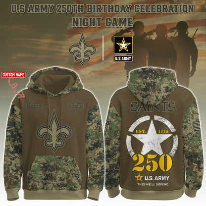 NO-Army 250th Birthday Hoodie Limited Edions