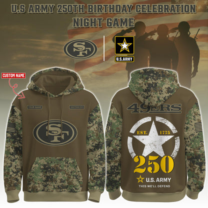 SF-Army 250th Birthday Hoodie Limited Edions