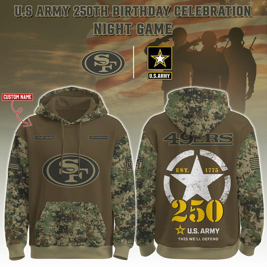 SF-Army 250th Birthday Hoodie Limited Edions