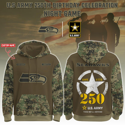 SEA-Army 250th Birthday Hoodie Limited Edions