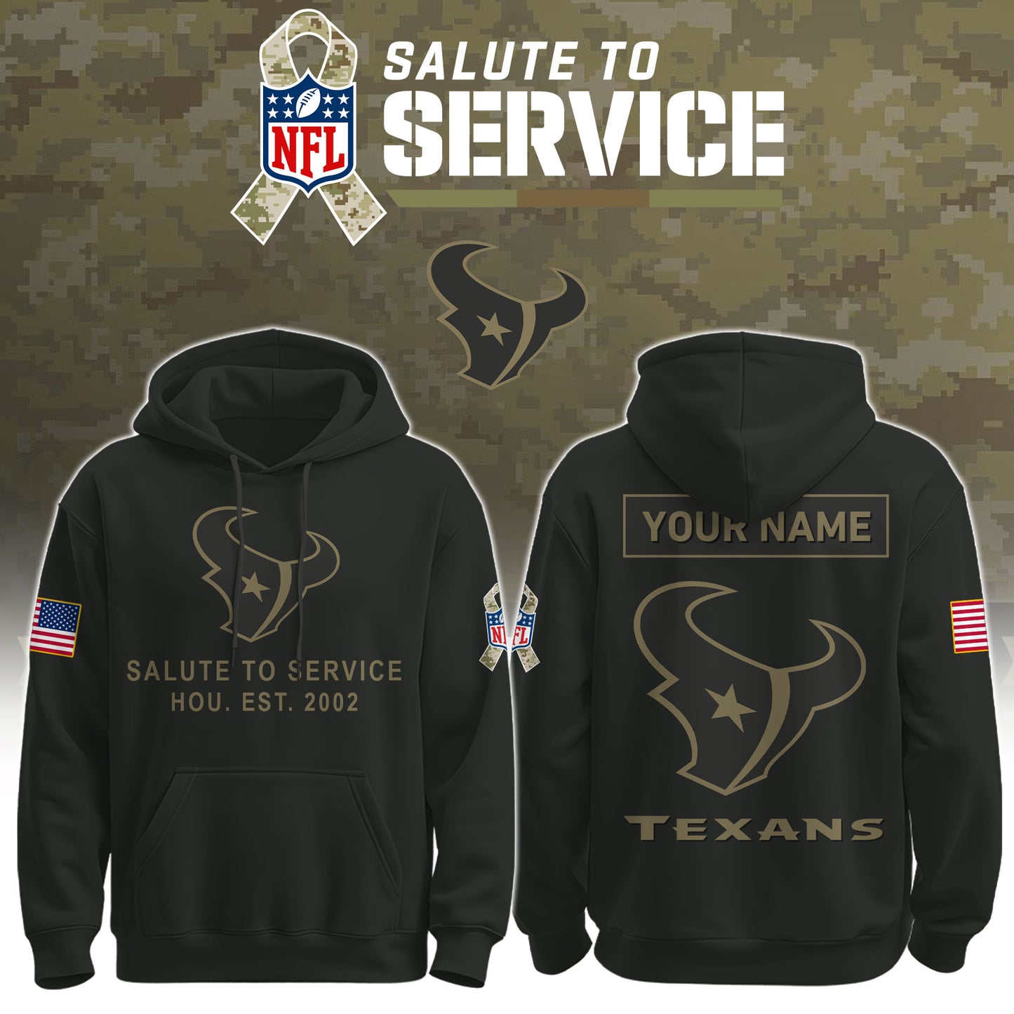 HOU-Veteran Limited Editions Hoodie Ver 2