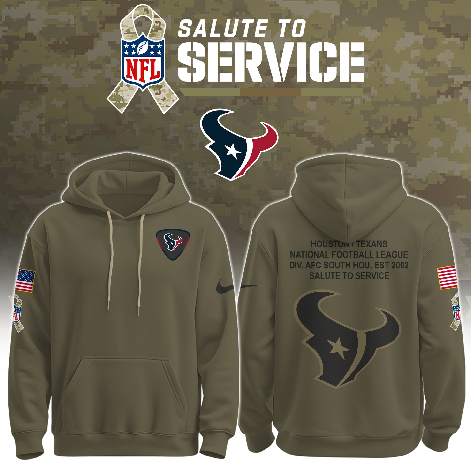 HOU-Veteran Limited Editions Hoodie