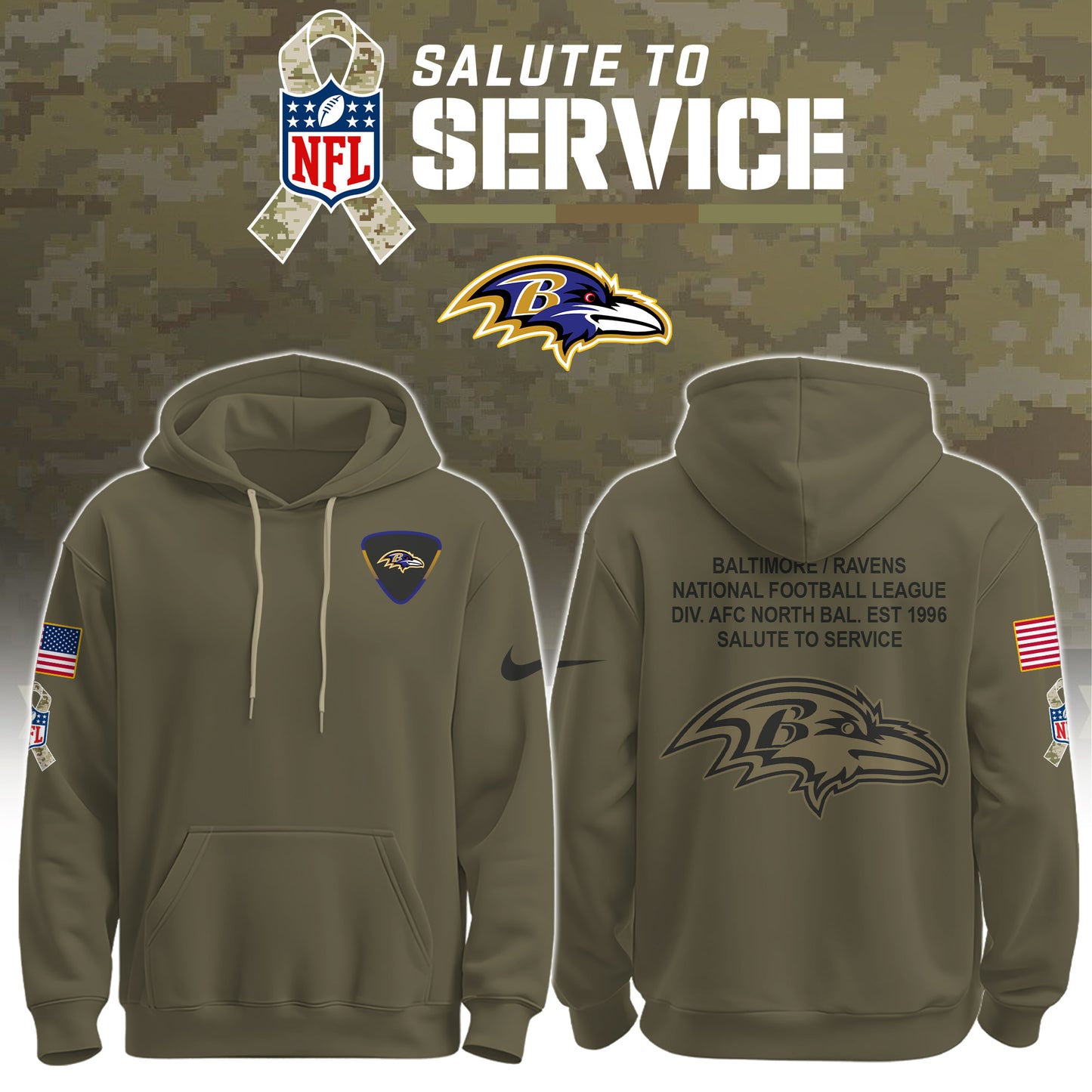 BAL-Veteran Limited Editions Hoodie