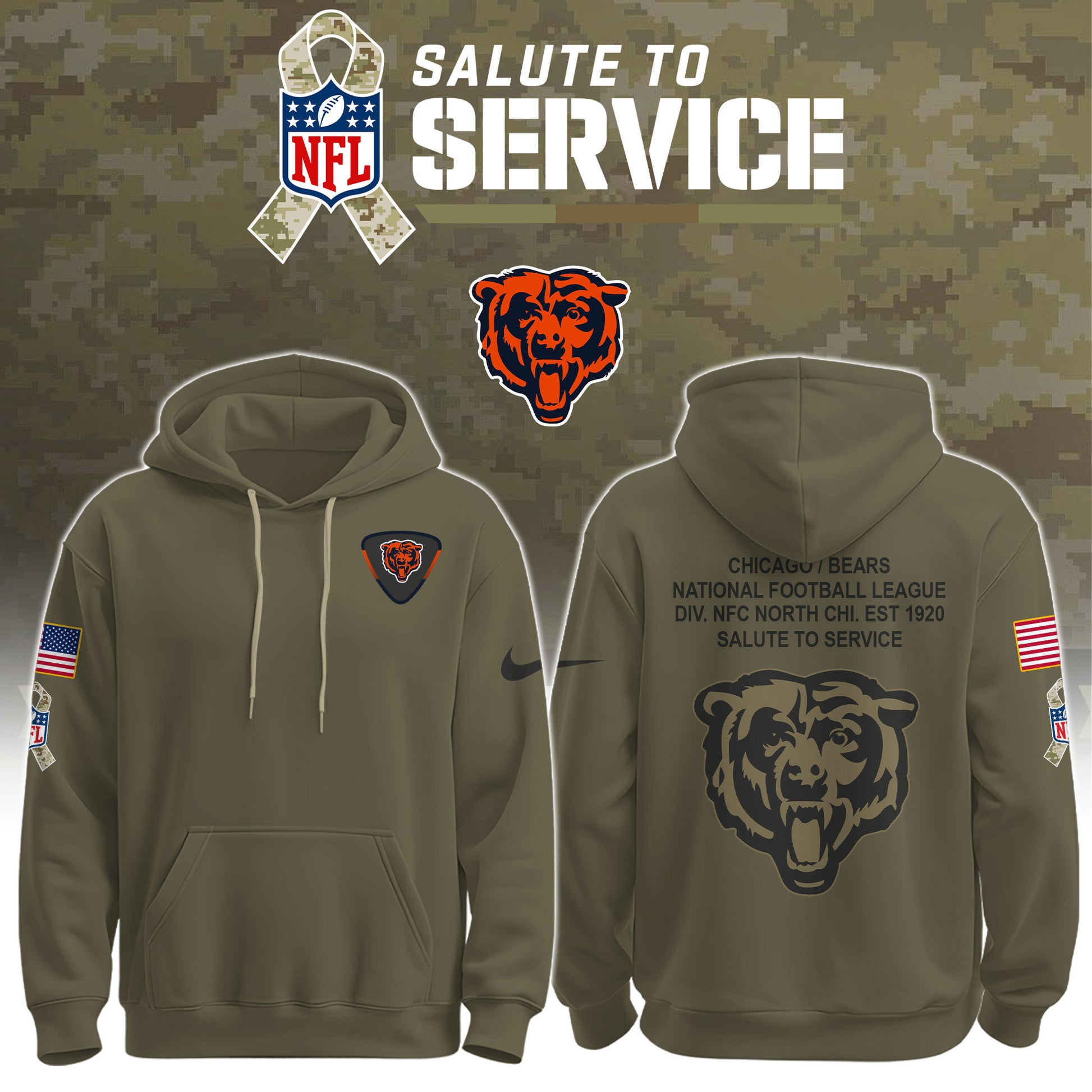 CHI-Veteran Limited Editions Hoodie
