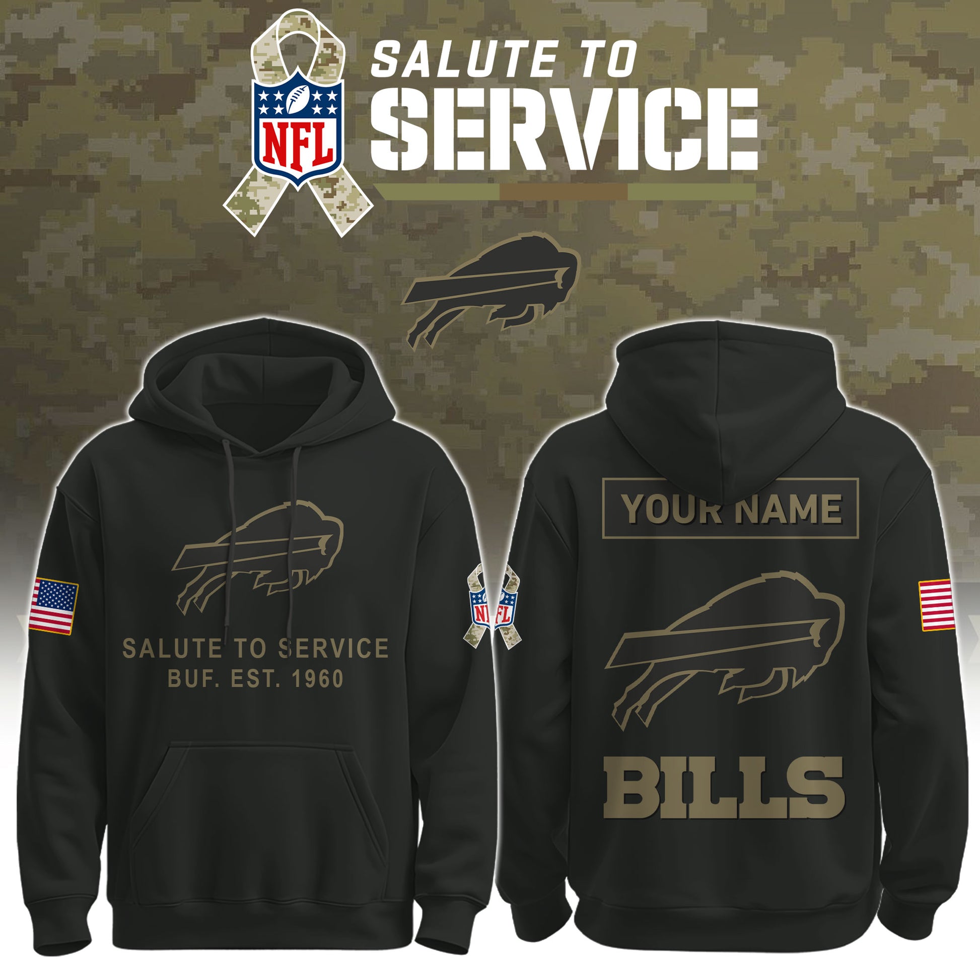 BUF-Veteran Limited Editions Hoodie Ver 2
