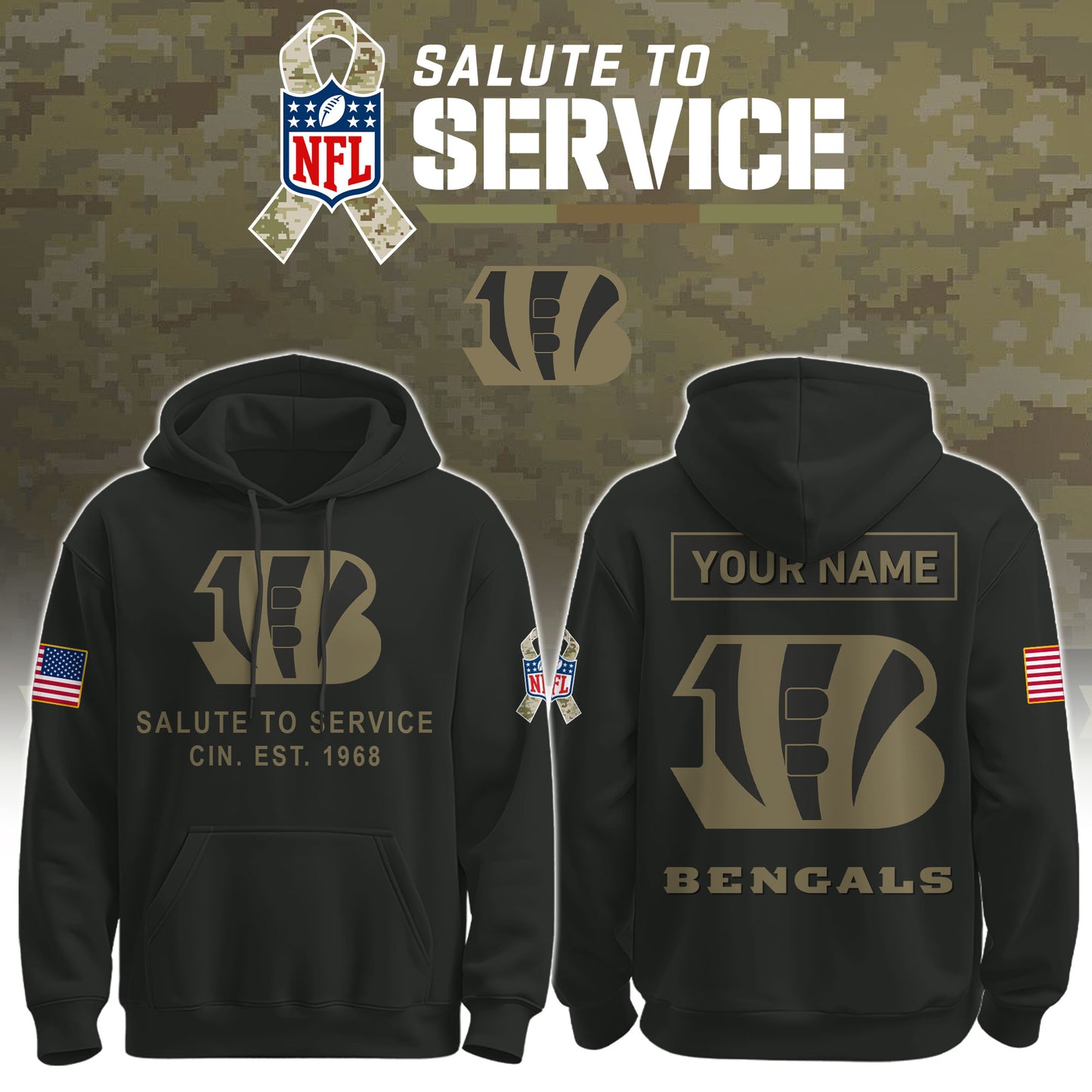 CIN-Veteran Limited Editions Hoodie Ver 2