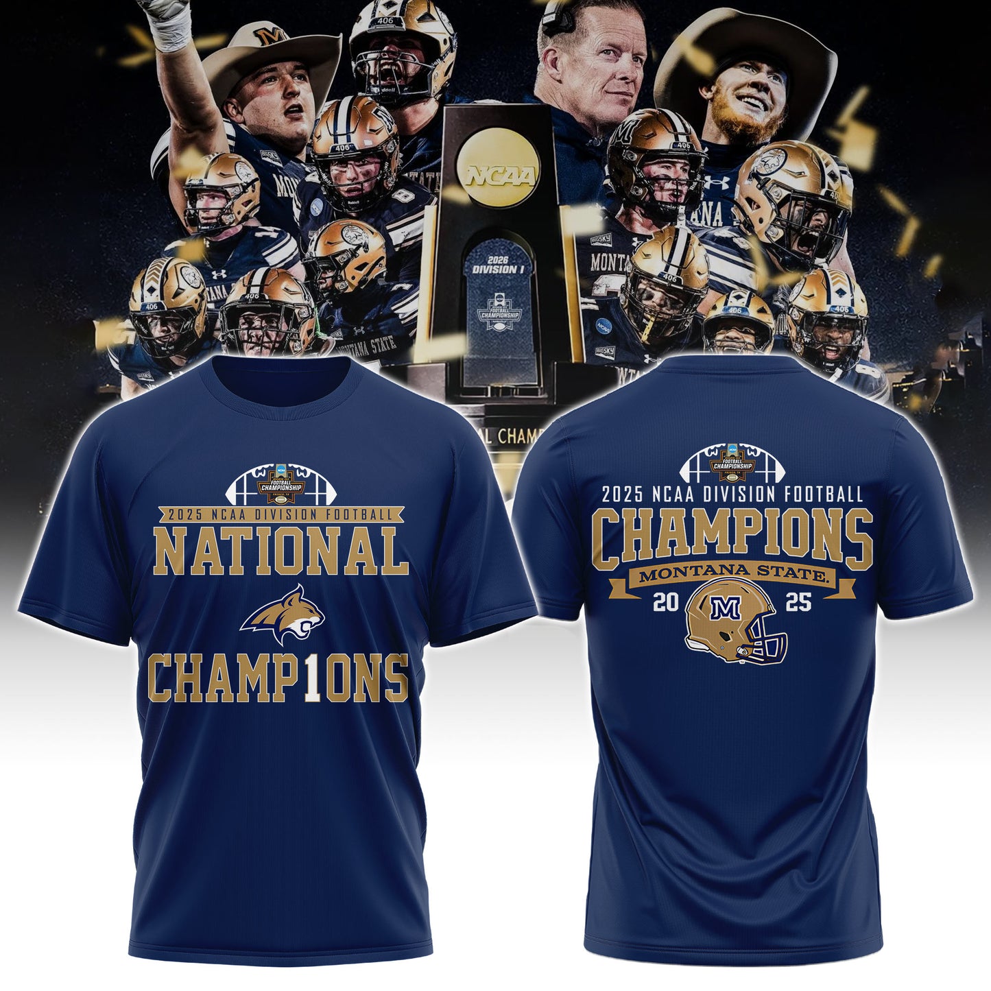 Montana State Champions T-shirt V2