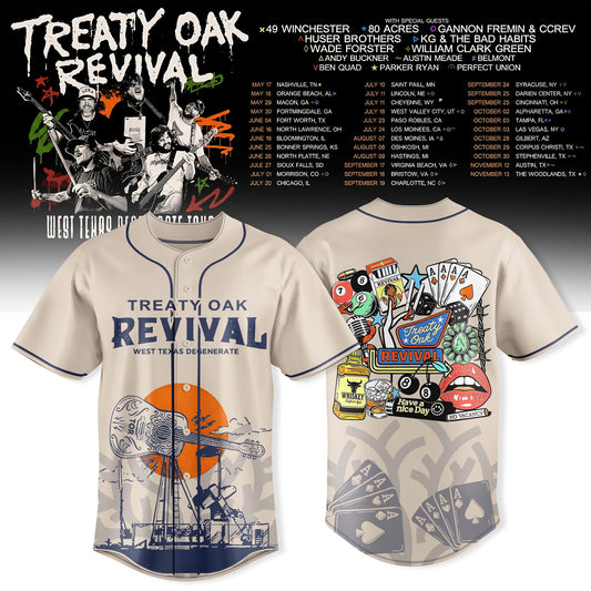 _Treaty Oak Revival – West Texas Degenerate Tour! Jersey