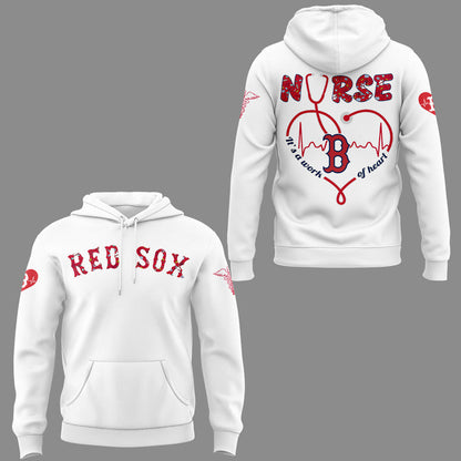 Limited Edition Red Sox Baseball NURSES NIGHT Hoodie