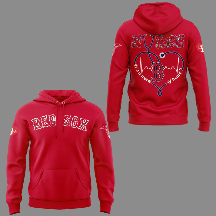 Limited Edition Red Sox Baseball NURSES NIGHT Hoodie