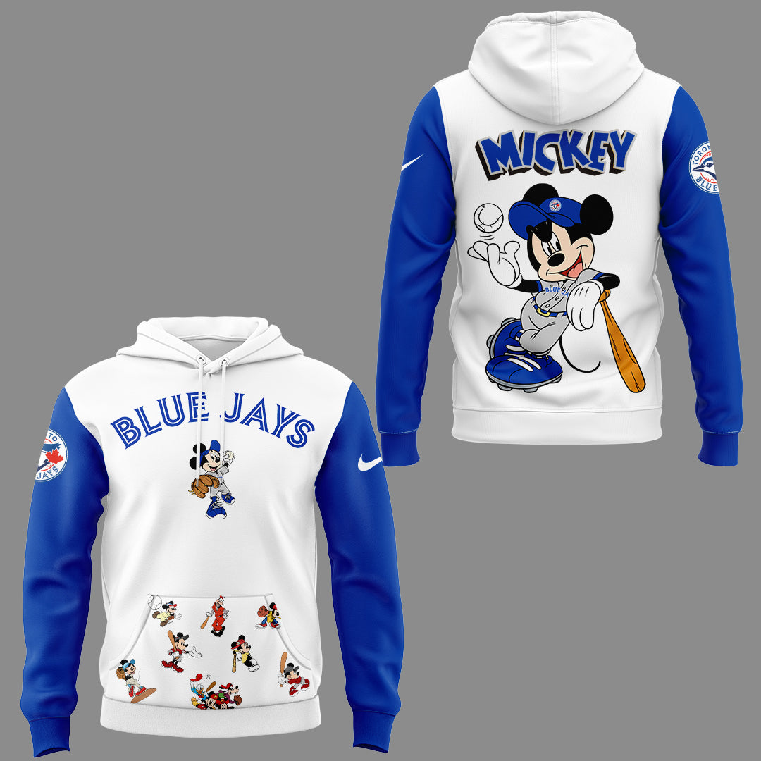 Limited Edition Blue Jays Baseball MM Night Hoodie-KC04292517