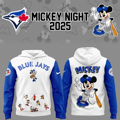 Limited Edition Blue Jays Baseball MM Night Hoodie-KC04292517