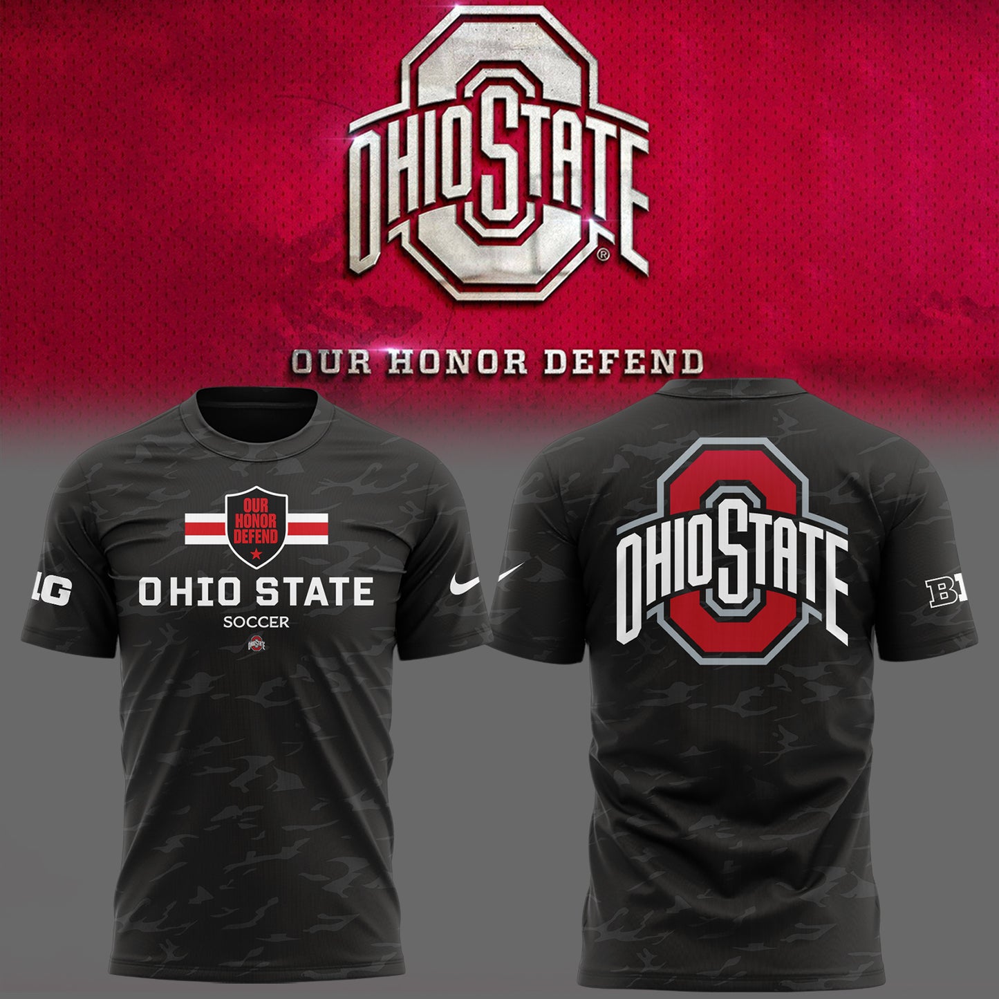 Limited Edition Ohio State "Our Honor Defend" TShirt-KC09182517