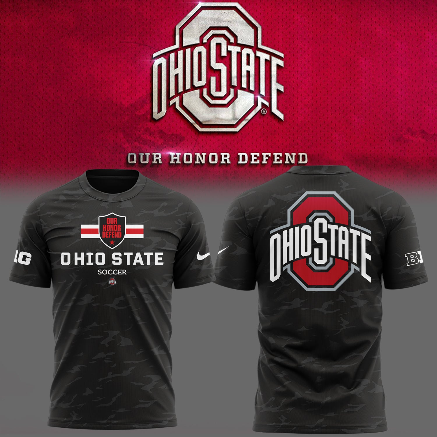 Limited Edition Ohio State "Our Honor Defend" TShirt-KC09182517