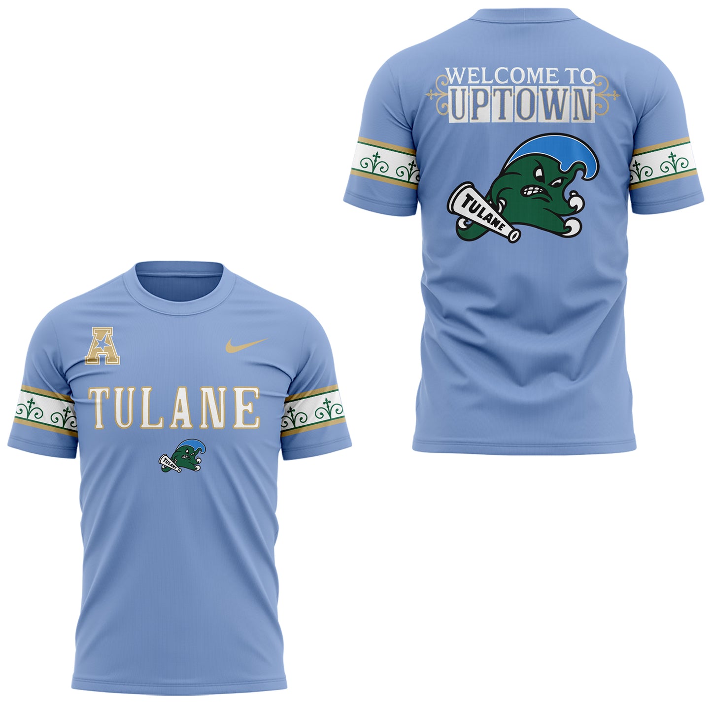 Limited Edition Tulane Football City Edition #UptownFootball TShirt-KC10222503
