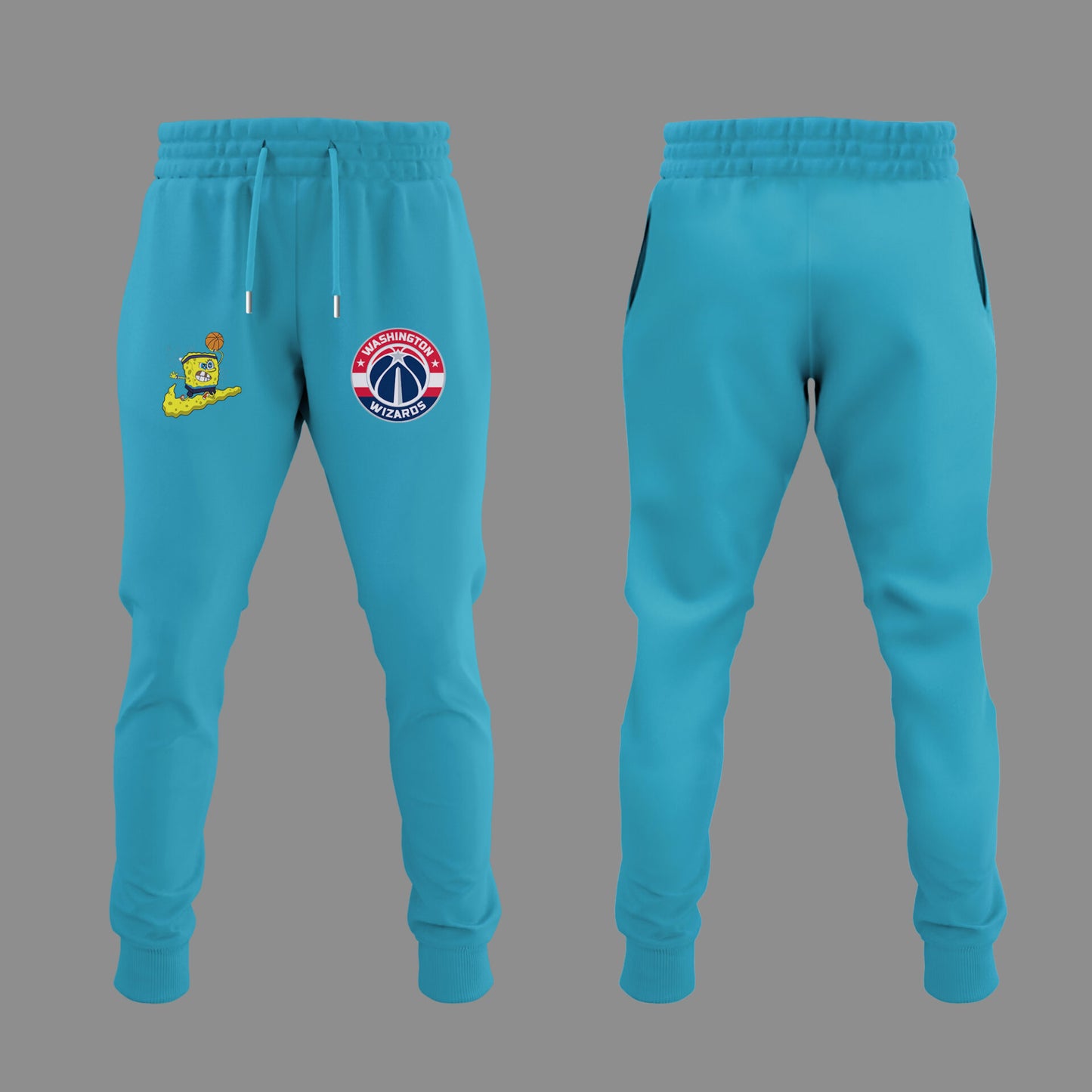 Washington Wizards Merch - SpongeBob SquarePants Hoodie - City In Bloom Collecions