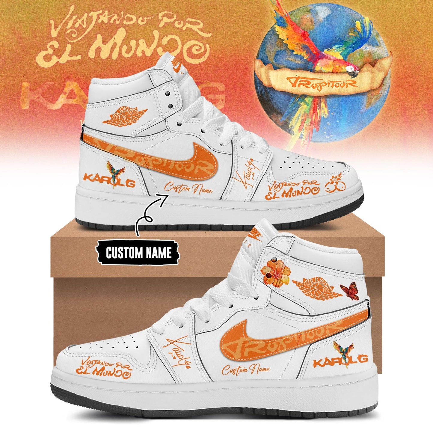 Viajando Por El Mundo Tropitour 2026 Limited Edition Shoes
