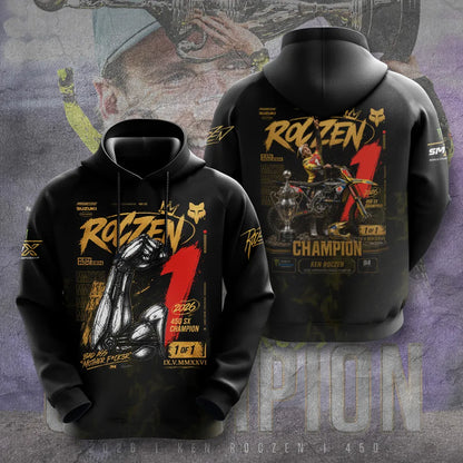Limited Edition Ken Roczen 450SX Supercross Champion 2026 Hoodie