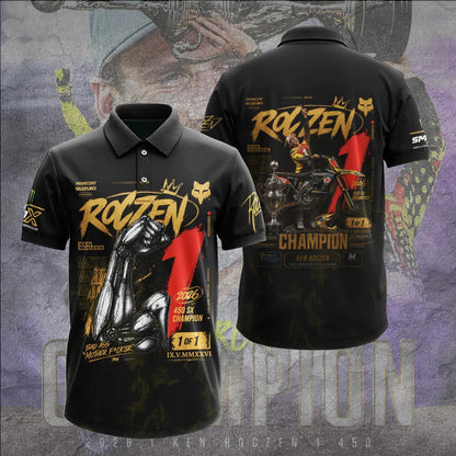 Limited Edition Ken Roczen 450SX Supercross Champion 2026 Polo