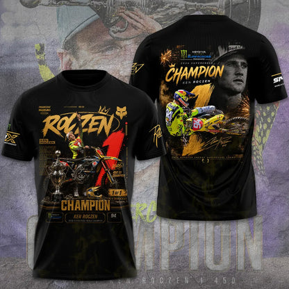 Limited Edition Ken Roczen 450SX Supercross Champion 2026 T-Shirt