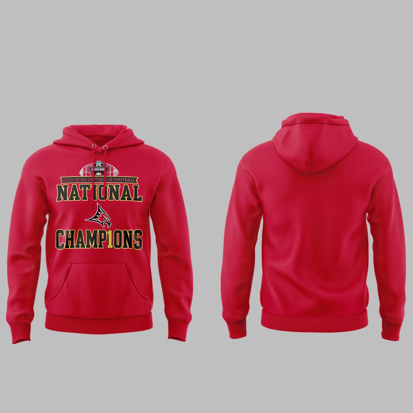 Limited Edition Falcon Football 2025 NCAA Division III National Champions Hoodie-LL0105261003