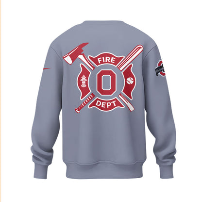 Ohio State Baseball x Firefighter Appreciation Night Sweatshirt-LL250320019