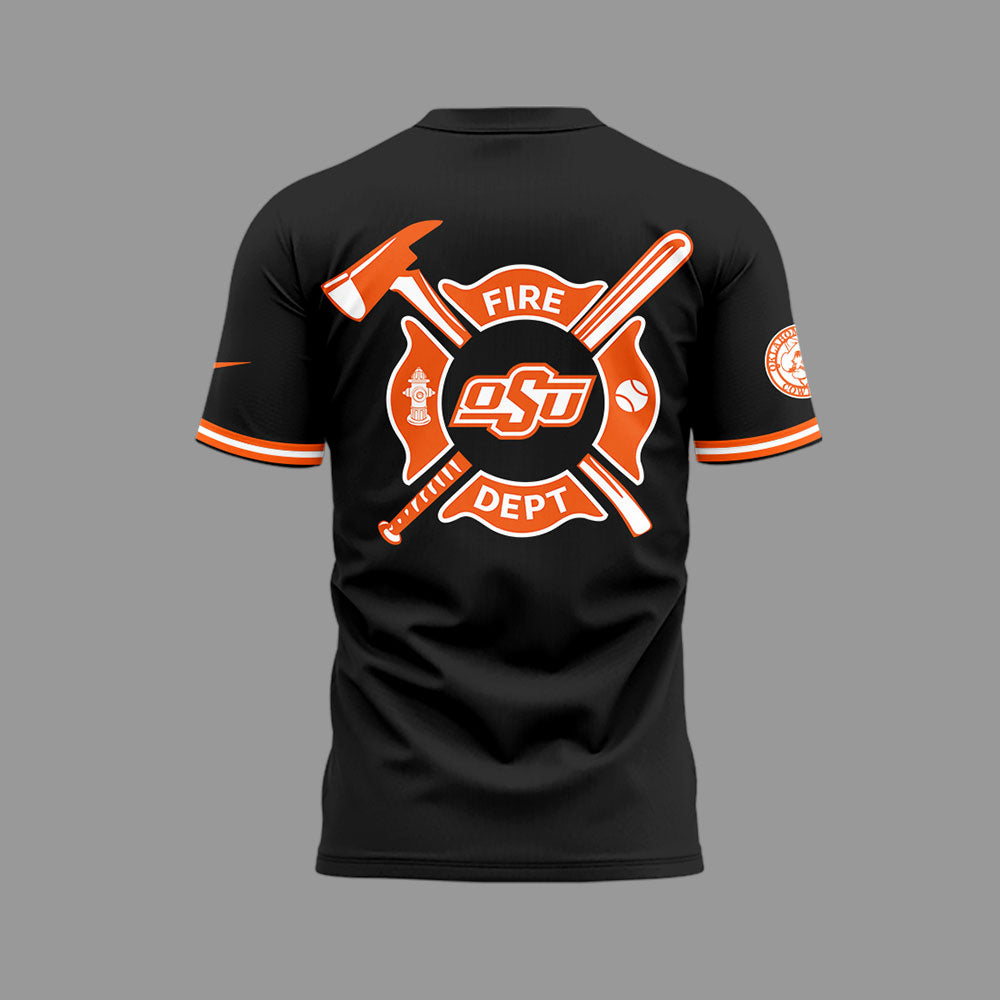 Limited Edition CowboysBaseball x Firefighter Appreciation Night TShirt-LL250326001
