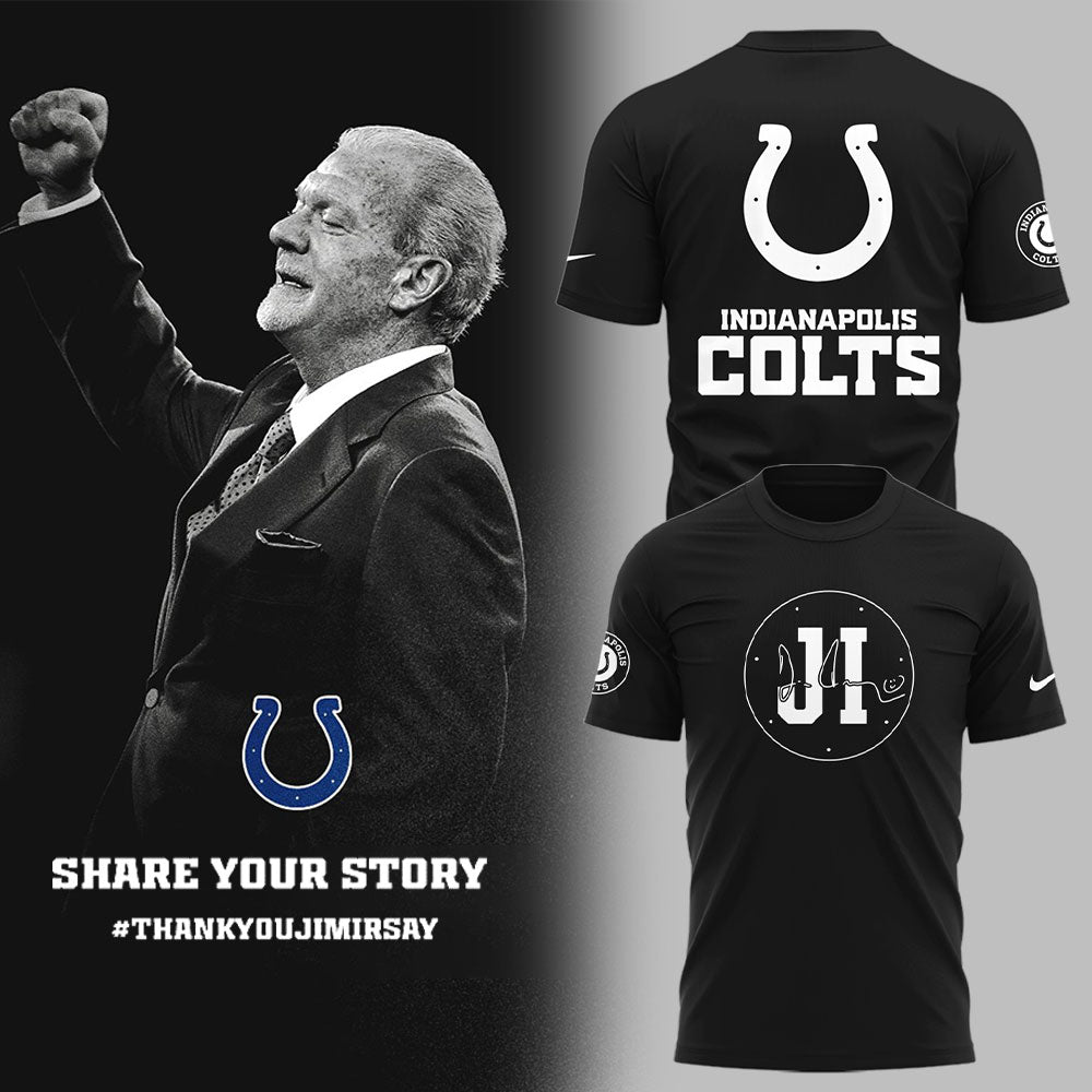 Limited Edition Indianapolis Colts "Honoring the memory of Jim Irsay" Shirt-LL250529004