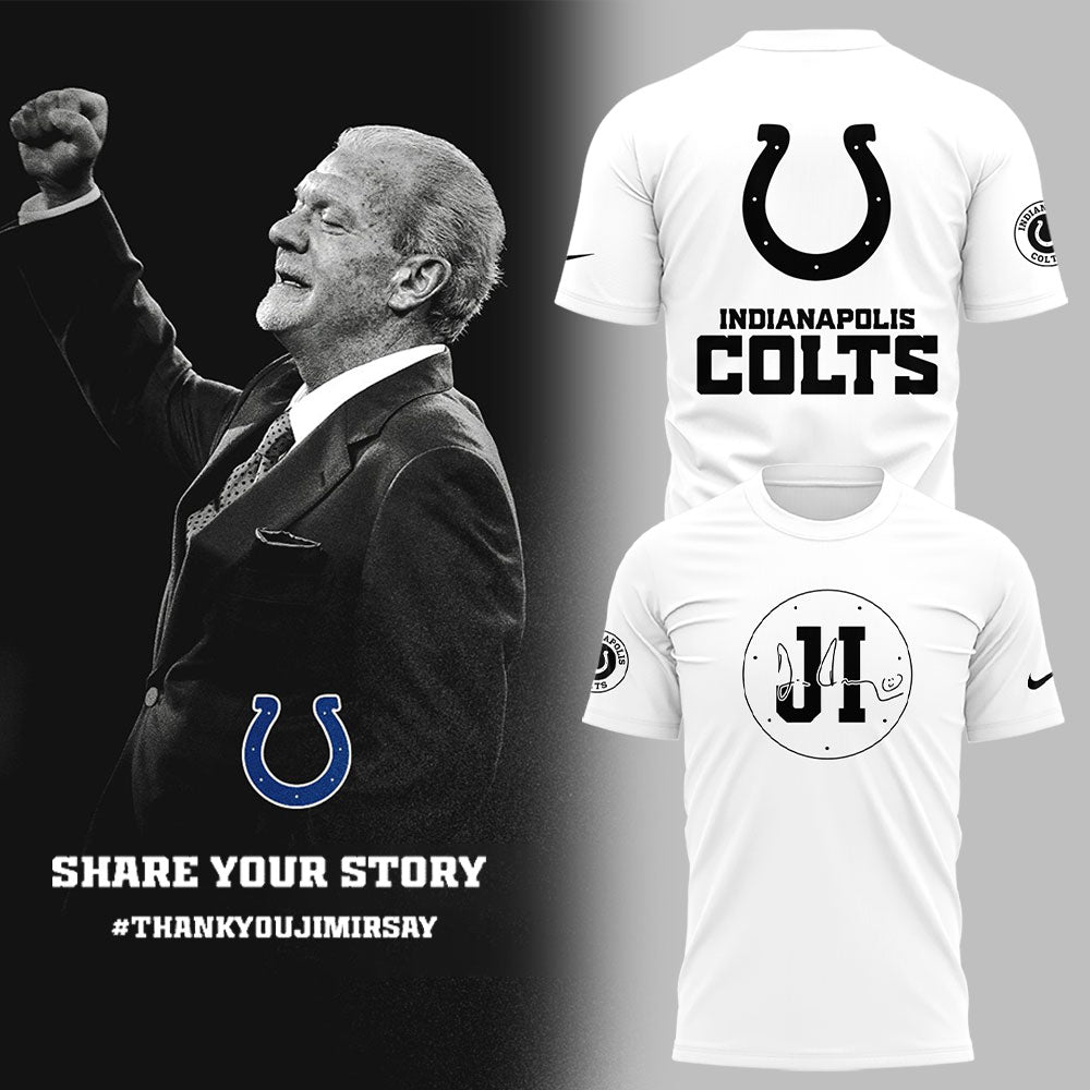 Limited Edition Indianapolis Colts "Honoring the memory of Jim Irsay" Shirt-LL250529007