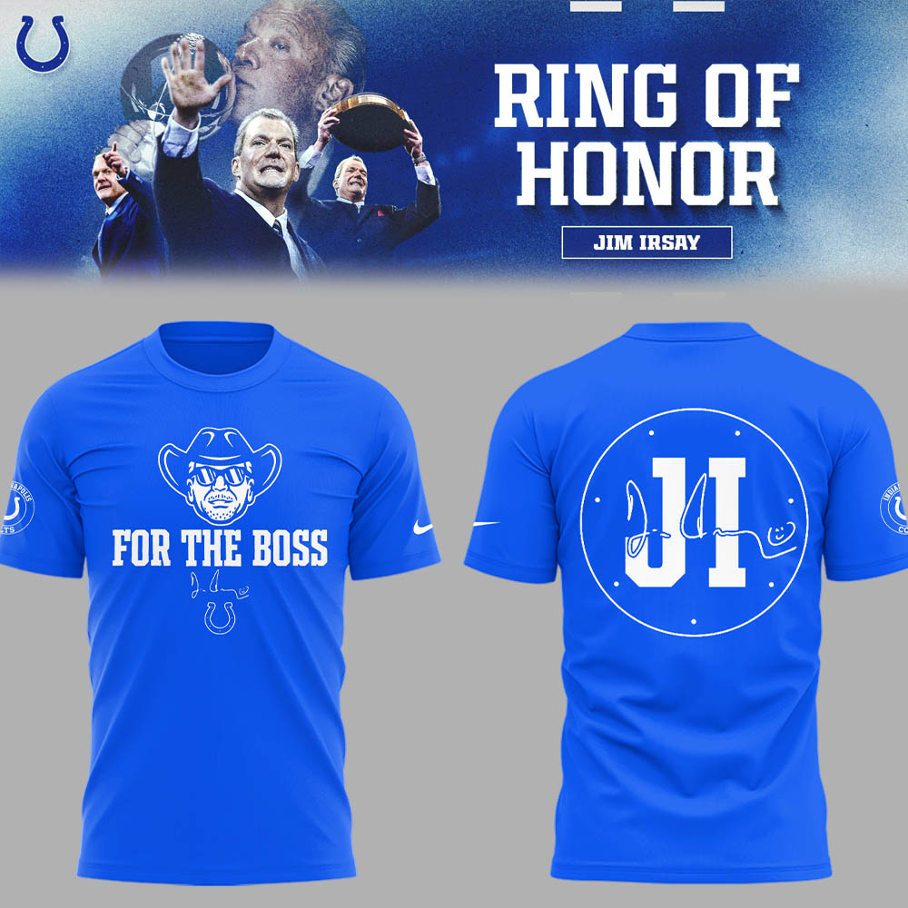 Limited Edition Indianapolis Colts "Honoring the memory of Jim Irsay" Shirt-LL25090710021